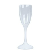Uanit LED Luminous Cups Light Up Champagne Glasses for Christmas and Parties Food Grade Plastic with Liquid-Activated LED Lights Multi-Color Stemless Flutes with Replaceable Batteries 6 Colors